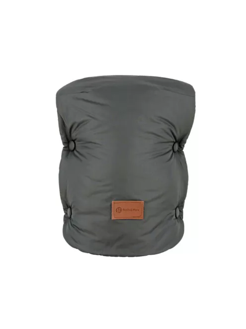 PETITE&MARS Kesztyű / Kézmelegítő babakocsira Jasie - Charcoal Grey