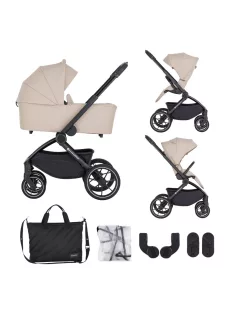 Petite&Mars Kombinált babakocsi SCOUT 2in1 - Soft Mousse