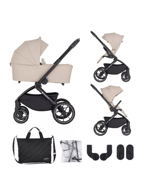 Petite&Mars Kombinált babakocsi SCOUT 2in1 - Soft Mousse