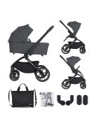 Petite&Mars Kombinált babakocsi SCOUT 2in1 Anthracite Moon