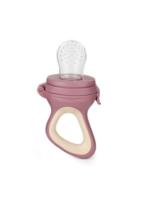 Petite&Mars Szilikon gyümölcs etető cumi Fruzi Rose&Sand 6hó+