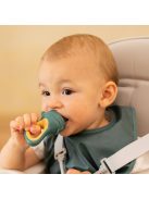 Petite&Mars Szilikon gyümölcs etető cumi Fruzi Green&Ochre 6hó+