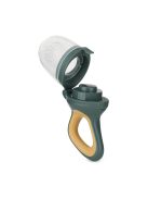 Petite&Mars Szilikon gyümölcs etető cumi Fruzi Green&Ochre 6hó+