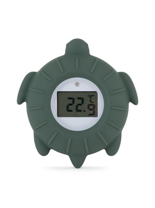 Petite&Mars Szilikon digitális vízhőmérő Turtle Terry Misty Green 0hó+