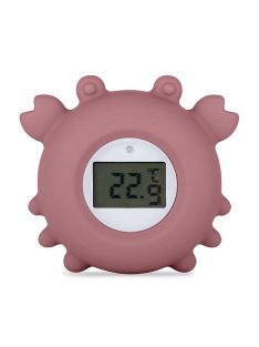   Petite&Mars Szilikon digitális vízhőmérő Crab Caleb Dusty Rose 0hó+
