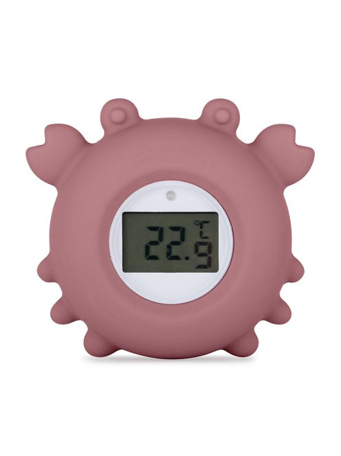 Petite&Mars Szilikon digitális vízhőmérő Crab Caleb Dusty Rose 0hó+