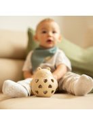 Petite&Mars Szilikon játék csörgővel Bear Basil Misty Green 0m+