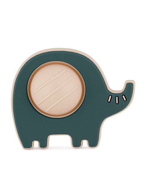 Petite&Mars Szilikon játék Elephant Edwin Misty Green 6hó+