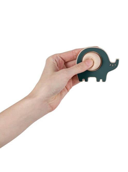 Petite&Mars Szilikon játék Elephant Edwin Misty Green 6hó+