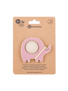 Petite&Mars Szilikon játék Elephant Edwin Dusty Rose 6hó+