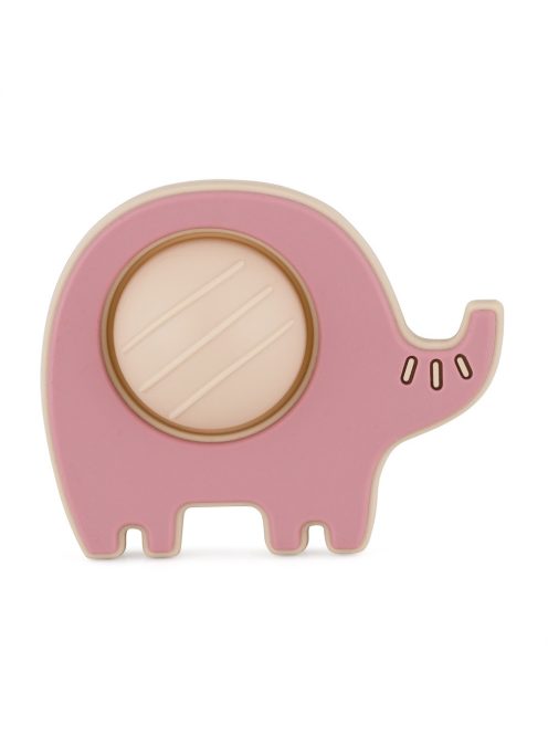 Petite&Mars Szilikon játék Elephant Edwin Dusty Rose 6hó+