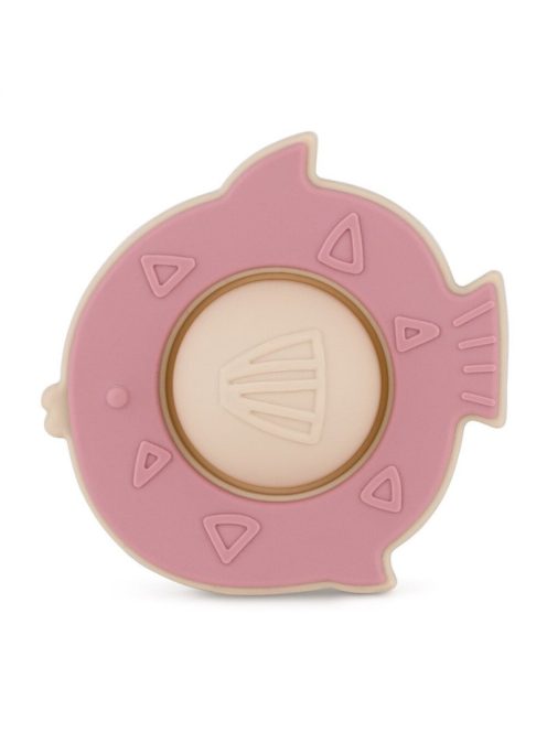 Petite&Mars Szilikon játék Fish Fiona Dusty Rose 6hó+