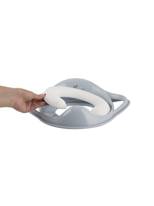Maltex Puha WC szűkítő fogantyúval, bálna, Minimal, satin blue