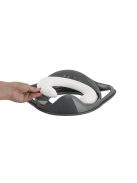 Maltex Puha WC szűkítő fogantyúval, lovacska, Minimal, steel grey