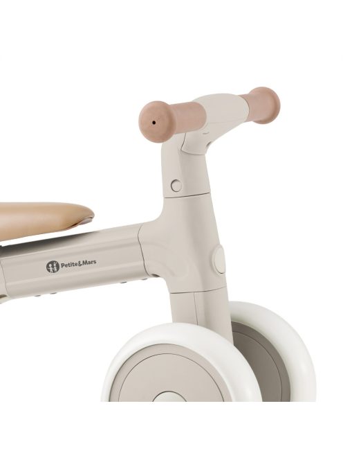 Petite&Mars Multifunkciós tricikli 3v1 Bingo Ivory White