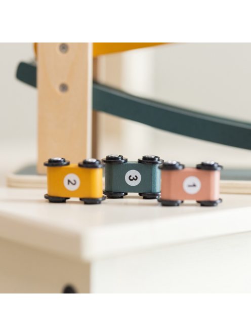 Petite&Mars Fa játék – Versenypálya Milky Way Wood of Mars 18hó+ - Cosmic Blue