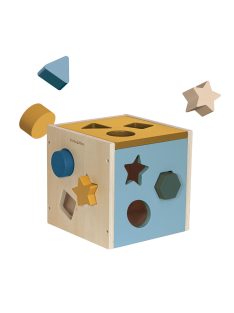   Petite&Mars Fa formaválogató játék Gravity Wood of Mars 12hó+ - Cosmic Blue