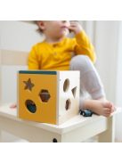 Petite&Mars Fa formaválogató játék Gravity Wood of Mars 12hó+ - Cosmic Blue