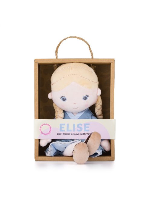 Petite & Mars Plüss játékbaba Elise 0+, 35 cm