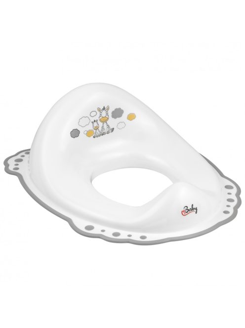 Maltex Csúszásmentes WC szűkítő - Zebra - white/grey
