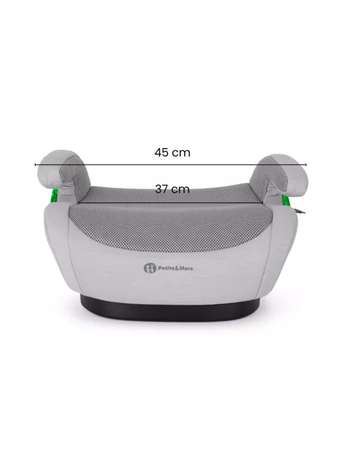 PETITE&MARS Optimus Pro i-Size Air 125 - 150 cm (22-36 kg) - Gentle Grey