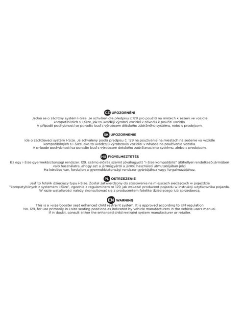 Petite&Mars Optimus Pro i-Size ülésmagasító 125 -150 cm (22-36 kg) - Caramel Brown