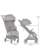 Petite&Mars Sport babakocsi Zip Creamy Cocoa