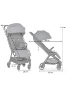 Petite&Mars Sport babakocsi Zip Smoky Anthracite