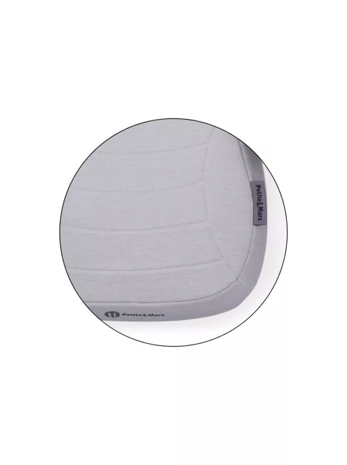 Petite&Mars Zuno ülésmagasító 125-150cm (22-36kg) - Gentle Grey
