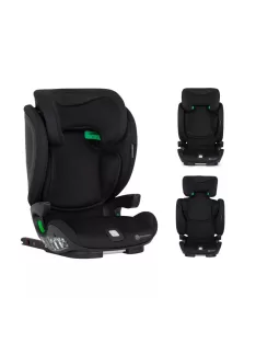   Petite&Mars Elite Fix Pro Air i-Size autósülés 100-150 cm (15-36kg) - Coal Black