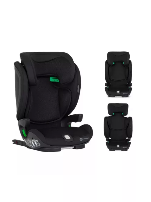 Petite&Mars Elite Fix Pro Air i-Size autósülés 100-150 cm (15-36kg) - Coal Black
