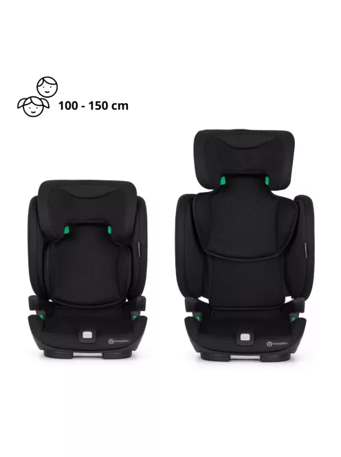 Petite&Mars Elite Fix Pro Air i-Size autósülés 100-150 cm (15-36kg) - Coal Black