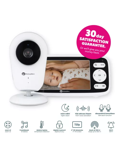 Petite&Mars digitális bébiőr NANO 4.0