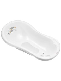   Maltex Kád leeresztő dugóval és csúszásgátló betéttel Zebra 84 cm - Fehér