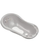 Maltex Kád leeresztő dugóval és csúszásgátló betéttel Zebra 84 cm - Szürke