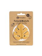 Petite&Mars Szilikon rágóka, Take&Match, Intense Ochre, 0 hó+