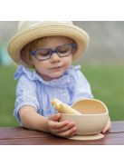 Petite&Mars Szilikon tál tapadókoronggal Take&Match Sweet Pea 6m+