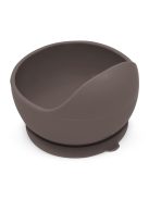 Petite&Mars Szilikon tál tapadókoronggal Take&Match Bitter Cocoa 6m+