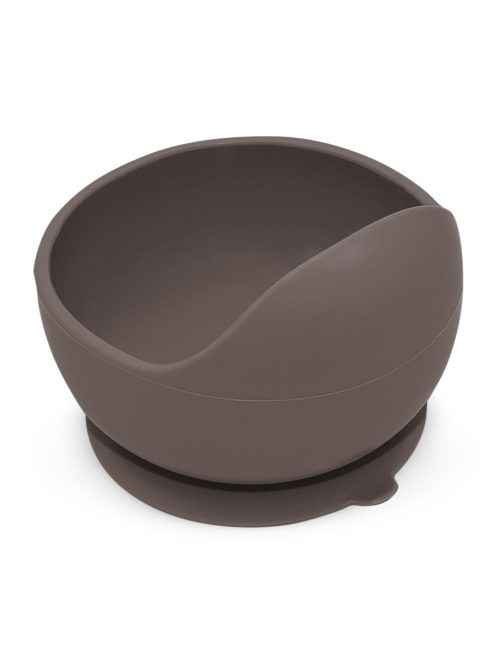 Petite&Mars Szilikon tál tapadókoronggal Take&Match Bitter Cocoa 6m+