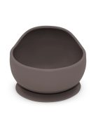 Petite&Mars Szilikon tál tapadókoronggal Take&Match Bitter Cocoa 6m+