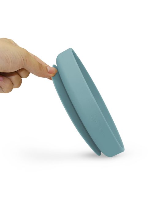 Petite&Mars Szilikon tányér tapadókoronggal Take&Match Frosted Sky 6m+