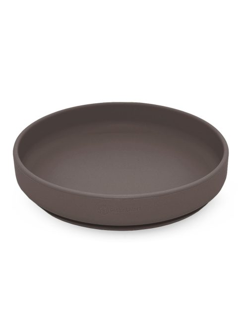 Petite&Mars Szilikon tányér tapadókoronggal Take&Match Bitter Cocoa 6m+