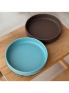 Petite&Mars Szilikon tányér tapadókoronggal Take&Match Bitter Cocoa 6m+