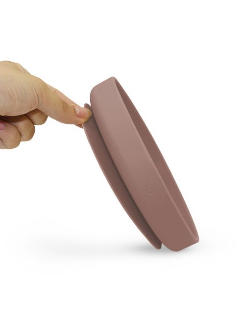 Petite&Mars Szilikon tányér tapadókoronggal Take&Match Velvet Latte 6m+