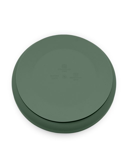 Petite&Mars Szilikon tányér tapadókoronggal, Take&Match, Misty Green, 6 hó+