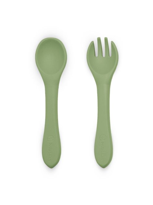 Petite&Mars Szilikon evőeszközök Take&Match Sweet Pea 6m+