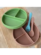 Petite&Mars Szilikon evőeszközök Take&Match Frosted Sky 6m+