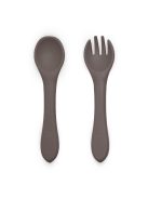 Petite&Mars Szilikon evőeszközök Take&Match Bitter Cocoa 6m+