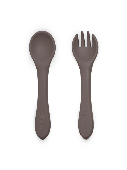 Petite&Mars Szilikon evőeszközök Take&Match Bitter Cocoa 6m+