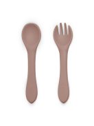 Petite&Mars Szilikon evőeszközök Take&Match Velvet Latte 6m+